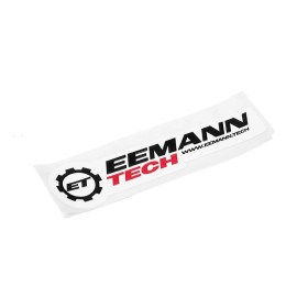 Eemann Tech Logo 3D Sticker - White  Chez DEVILLE ARMORY. Votre armurerie en ligne.