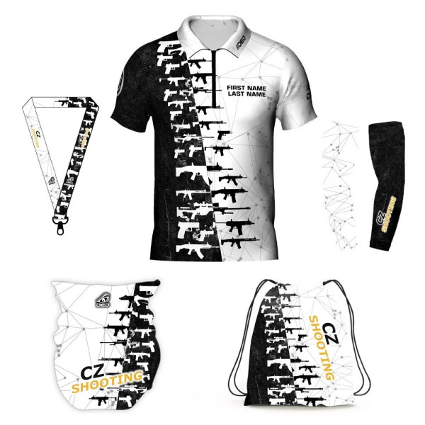 DED CZ Champion Sportswear Set, size: XS, Custom Name: With Custom Name, Clothes type: Regular (Men)  Chez DEVILLE ARMORY. Votre