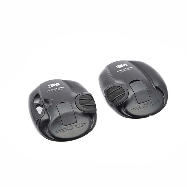 3M™ PELTOR™ Tasse SportTac Noir 210100-478-SV  Chez DEVILLE ARMORY. Votre armurerie en ligne.