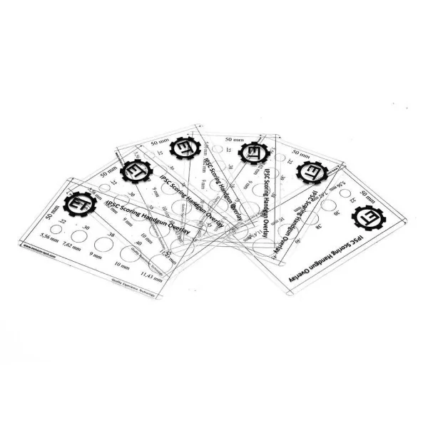 Eemann Tech IPSC Scoring Handgun Overlay