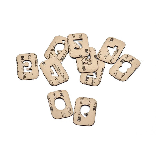 Eemann Tech Numbered Grip Tape Set for Magazine Base Pads - 10 pcs  Chez DEVILLE ARMORY. Votre armurerie en ligne.