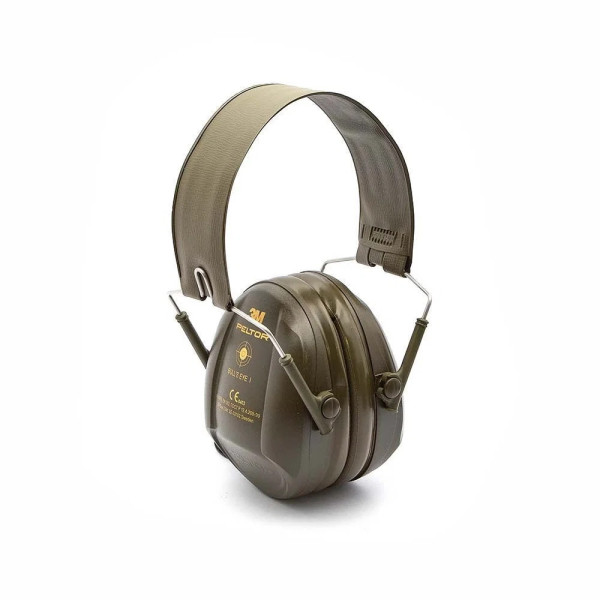 Cache-oreilles 3M™ PELTOR™ Bull's Eye™ I, vert  Chez DEVILLE ARMORY. Votre armurerie en ligne.