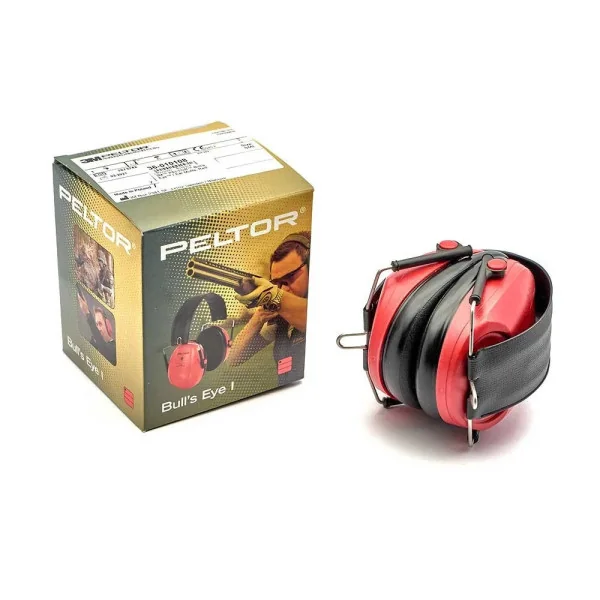 Cache-oreilles Bull's Eye™ I 3M™ PELTOR™, rouge