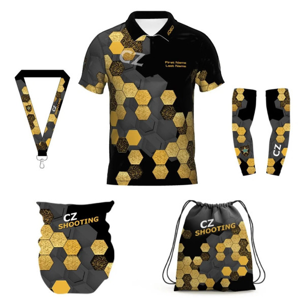 DED CZ BLACK Sportswear Set, size: L, Custom Name: With Custom Name, Clothes type: Regular (Men)  Chez DEVILLE ARMORY. Votre arm