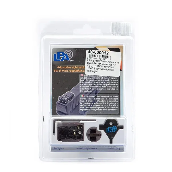 LPA SPR62BN07 Adjustable Sight Set pour Marroning HP Vig.,