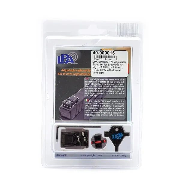 LPA SPR62BN7F Adjustable Sight Set pour Marroning HP Vig.,