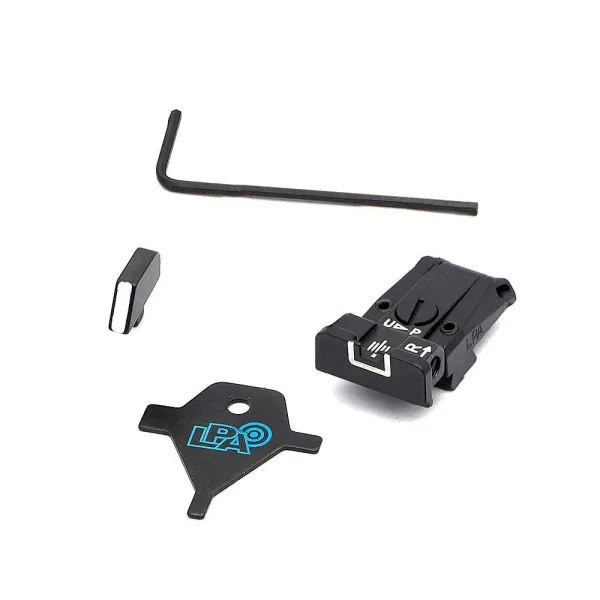 LPA SPR45CT18 Adjustable Sight Set pour Colt Gov't. 1911-A1