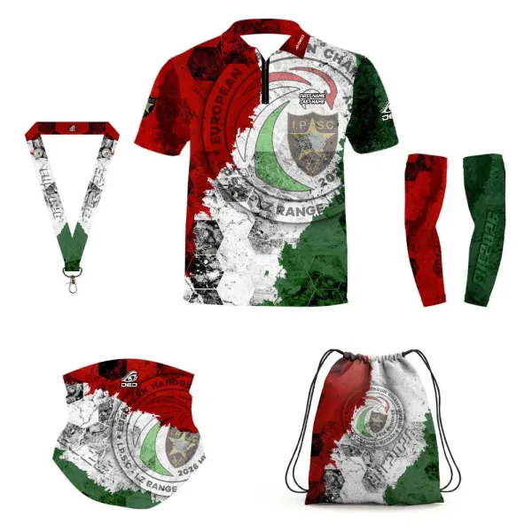 Ensemble officiel DED EHC2026 IPSC Championnat Européen Pistolet