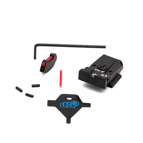 LPA SPR91RU7F Adjustable Sight Set pour Ruger P90, P91, P92,