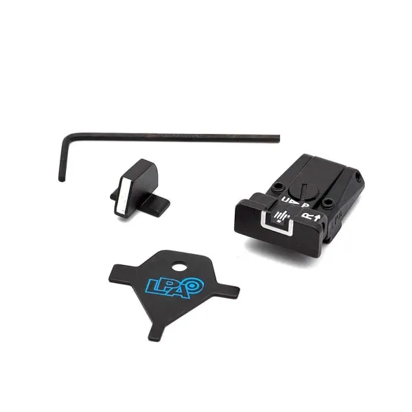 LPA SPR28SS18 Adjustable Sight Set pour Sig Sauer P220, P225