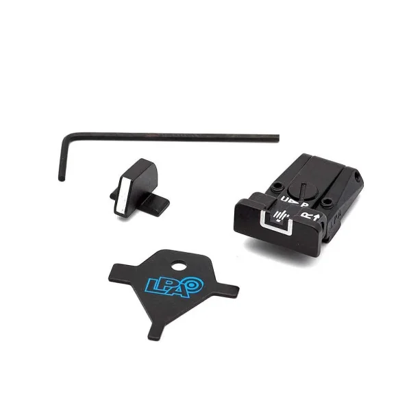 LPA SPR28SS18 Adjustable Sight Set pour Sig Sauer P220, P225