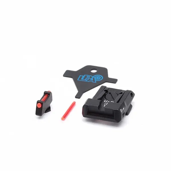 LPA SPS16GL6F Adjustable Sight Set pour GLOCK avec Fiber Optic Front