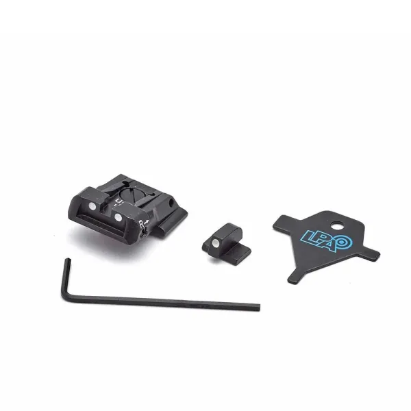 LPA SPS02SW30 Adjustable Sight Set pour S&W Military&Police no ProCore