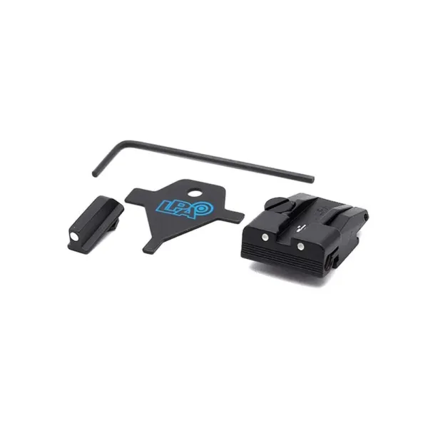 LPA SPS15WA30 Adjustable Sight Set pour Walther P99, PPQ, PPQM2