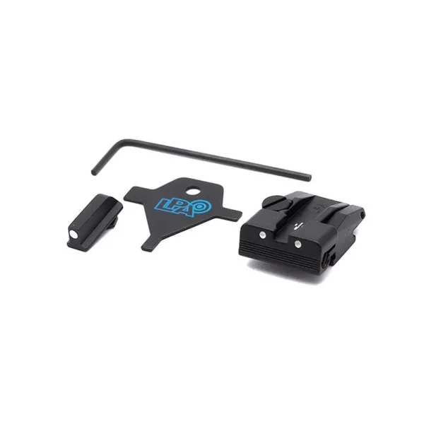 LPA SPS15WA30 Adjustable Sight Set pour Walther P99, PPQ, PPQM2