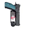 Étui Super Ghost Ultimate Evo Rouge, Gaucher, Tanfoglio COMBAT STEEL/COMBAT STEEL MATCH