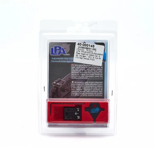 LPA TPU91SW18 Adjustable Hausse pour S&W Cal.