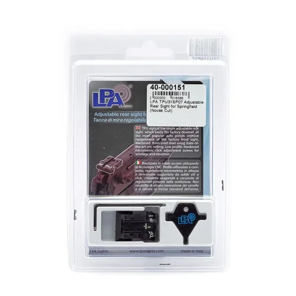 LPA TPU31SP07 Adjustable Hausse pour Springfield (Novak Cut)