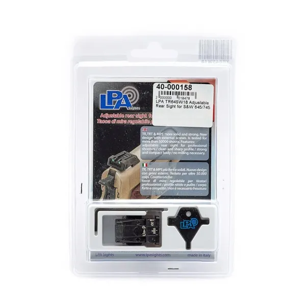 LPA TR64SW18 Adjustable Hausse pour S&W 645/745