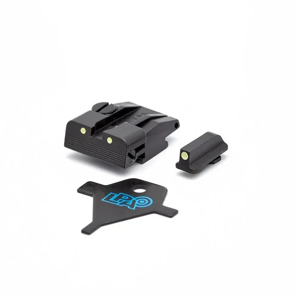 LPA SPL15WA Adjustable Sight Set pour Walther P99, PPQ, PPQM2