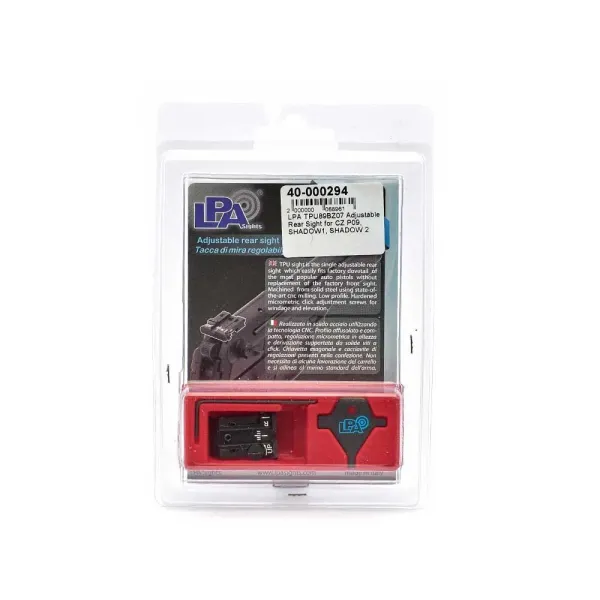 LPA TPU89BZ07 Adjustable Hausse pour CZ P09