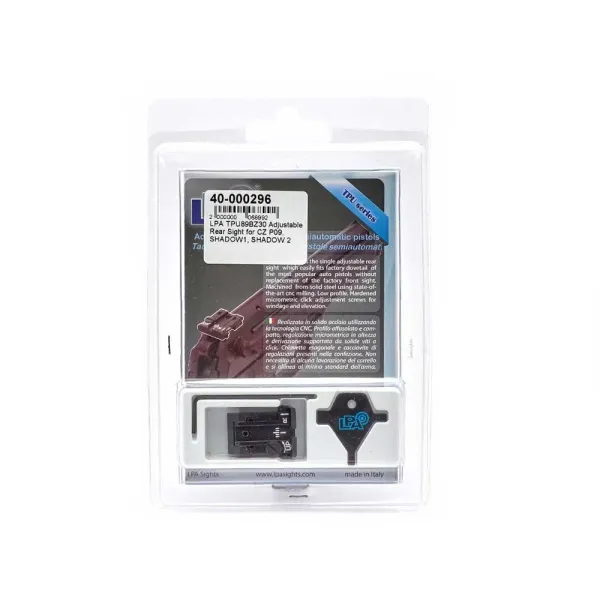 LPA TPU89BZ30 Adjustable Hausse pour CZ P-09, P-07