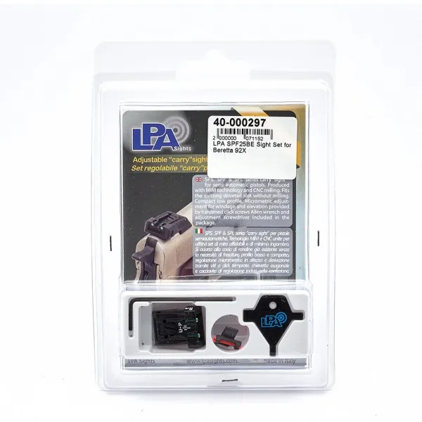 LPA SPF25BE Sight Set pour Beretta 92X