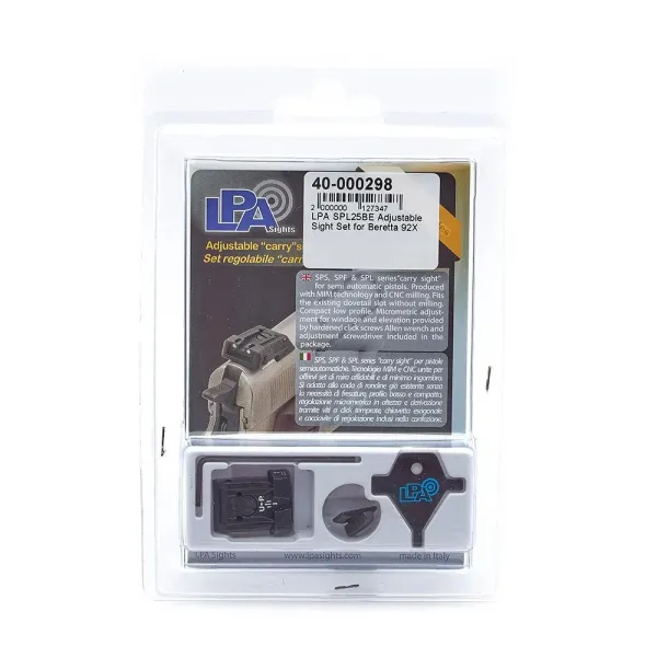LPA SPL25BE Adjustable Sight Set pour Beretta 92X