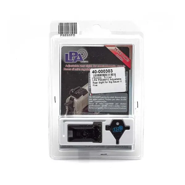 LPA PSE85FO Adjustable Hausse pour Sig Sauer X Five