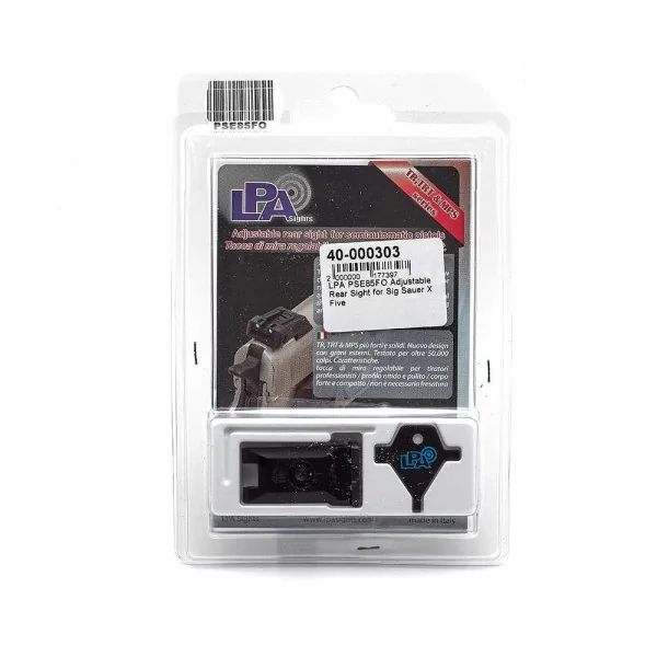 LPA PSE85FO Adjustable Hausse pour Sig Sauer X Five