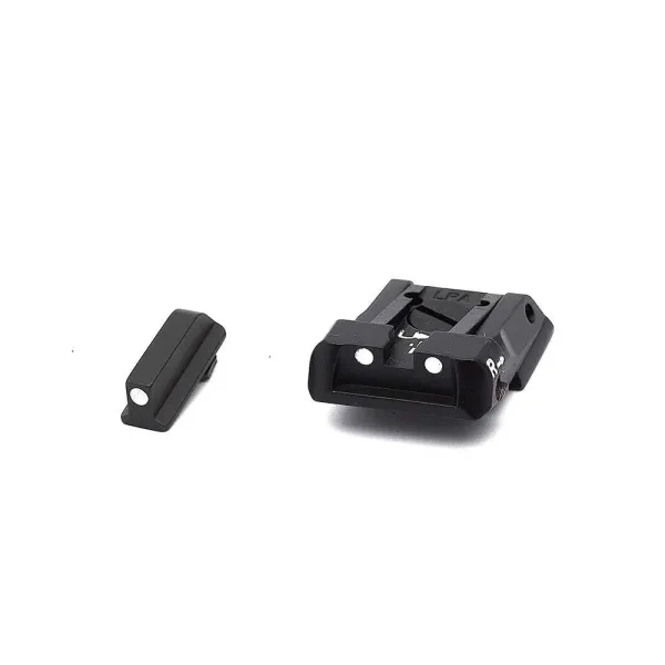 LPA SPS13WA30 Carry Sight Set pour Walther PPQ Q5 Match avec Blanc Dots