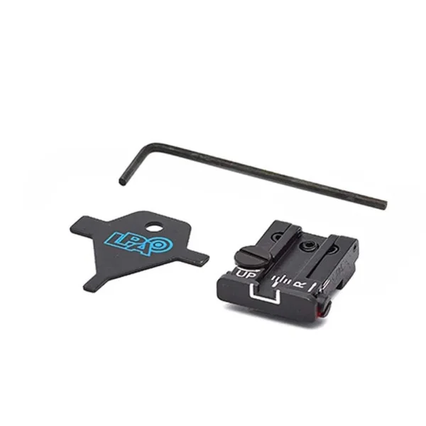LPA TPU32GL18 Adjustable Hausse pour GLOCK avec Blanc Periphery