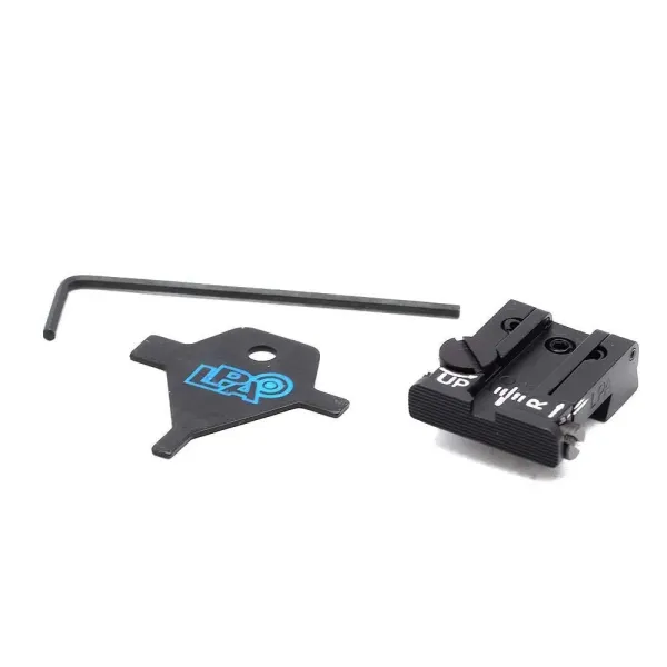 LPA TPU75CZ07 Adjustable Hausse pour CZ 75 (Brno Old Model)