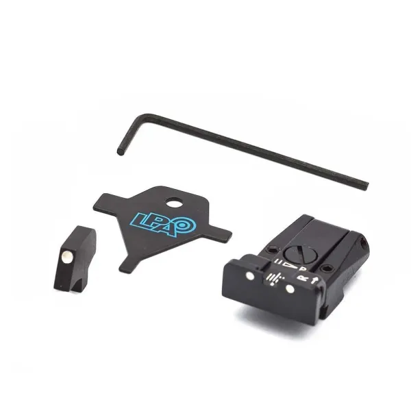 LPA SPR80CT30 Adjustable Sight Set pour COLT SERIES 80 avec Blanc Dots
