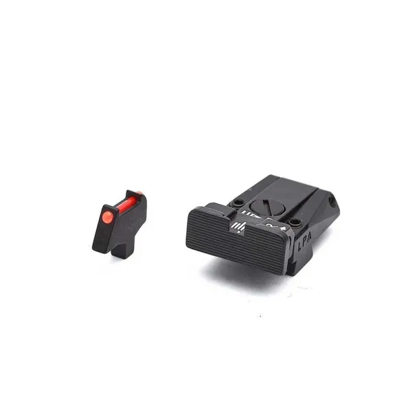 LPA SPR80CT7F Adjustable Sight Set pour COLT SERIES 80 avec Fiber