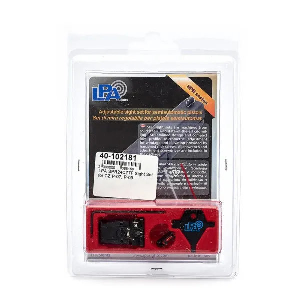 LPA SPR24CZ7F Sight Set pour CZ P-07, P-09