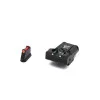 LPA TTF86CZ Adjustable Sight Set pour CZ 75/85 avec Fiber Optic