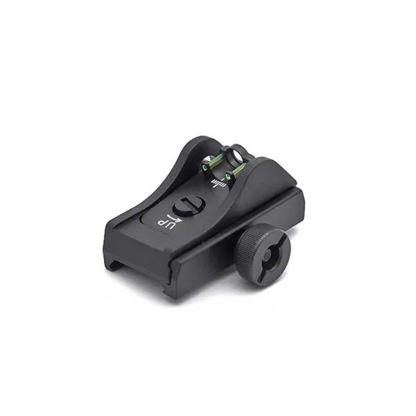 LPA BAR11WD5 Shotgun Picatinny Viseur arrière réglable avec fibre optique