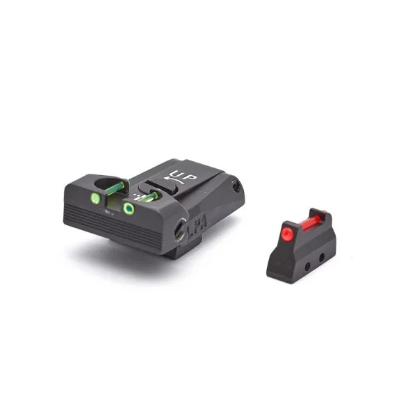 LPA TTF98BE Sight Set pour Beretta 92, 96, 98, M9A1 avec Fiber Optic