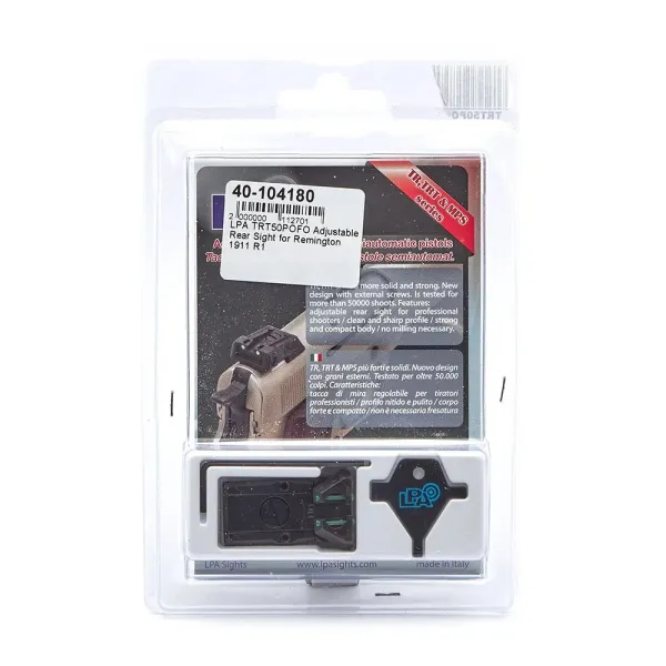 LPA TRT50POFO Adjustable Hausse pour Remington 1911 R1