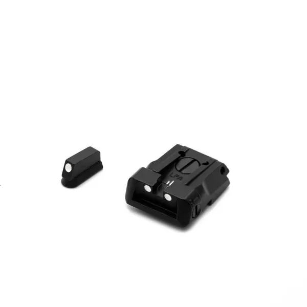 LPA SPS06CZ30 Adjustable Sight Set avec Blanc Dots pour CZ SP01
