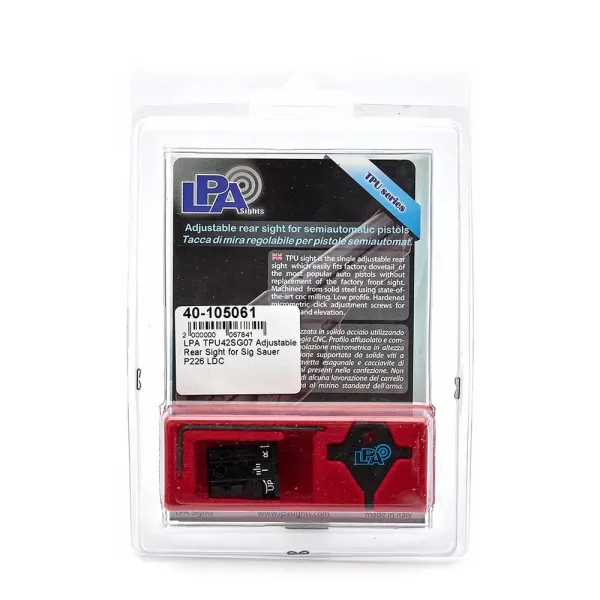 LPA TPU42SG07 Adjustable Hausse pour Sig Sauer P226 LDC