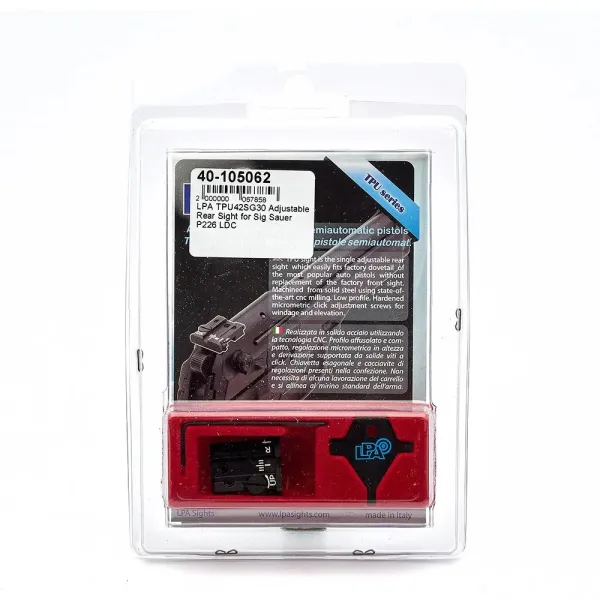 LPA TPU42SG30 Adjustable Hausse pour Sig Sauer P226 LDC