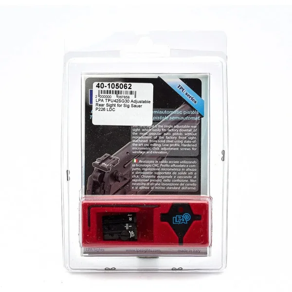 LPA TPU42SG30 Adjustable Hausse pour Sig Sauer P226 LDC