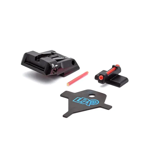 LPA SPS01HK6F Carry Sight Set pour H&K P30/P45/SFP9 avec Fiber