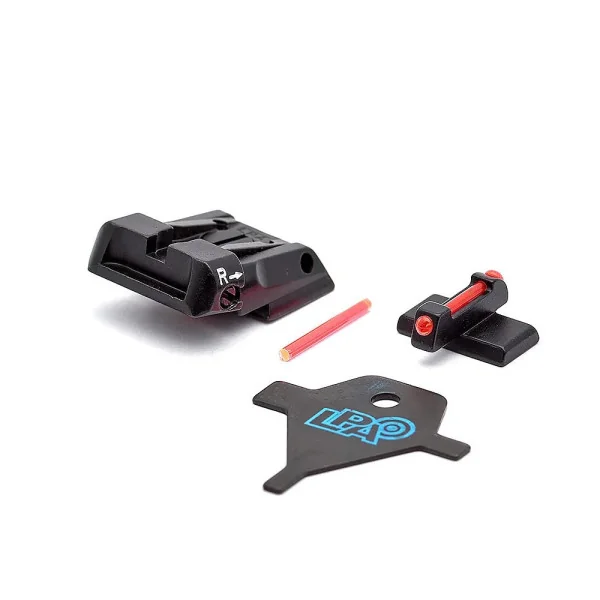 LPA SPS01HK6F Carry Sight Set pour H&K P30/P45/SFP9 avec Fiber