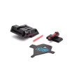 LPA SPS01HK6F Carry Sight Set pour H&K P30/P45/SFP9 avec Fiber