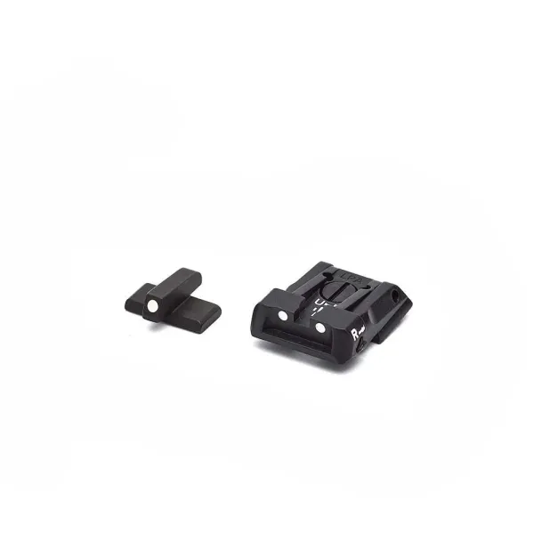 LPA SPS01HK30 Carry Sight Set pour H&K P30/P45/SFP9 avec Blanc Dots