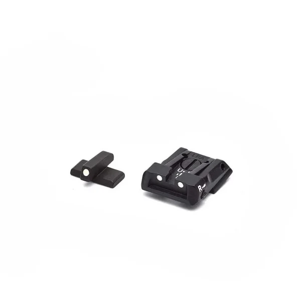 LPA SPS01HK30 Carry Sight Set pour H&K P30/P45/SFP9 avec Blanc Dots