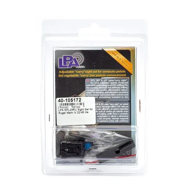 LPA SPL23RU Sight Set pour Ruger Mark IV 22/45 lite